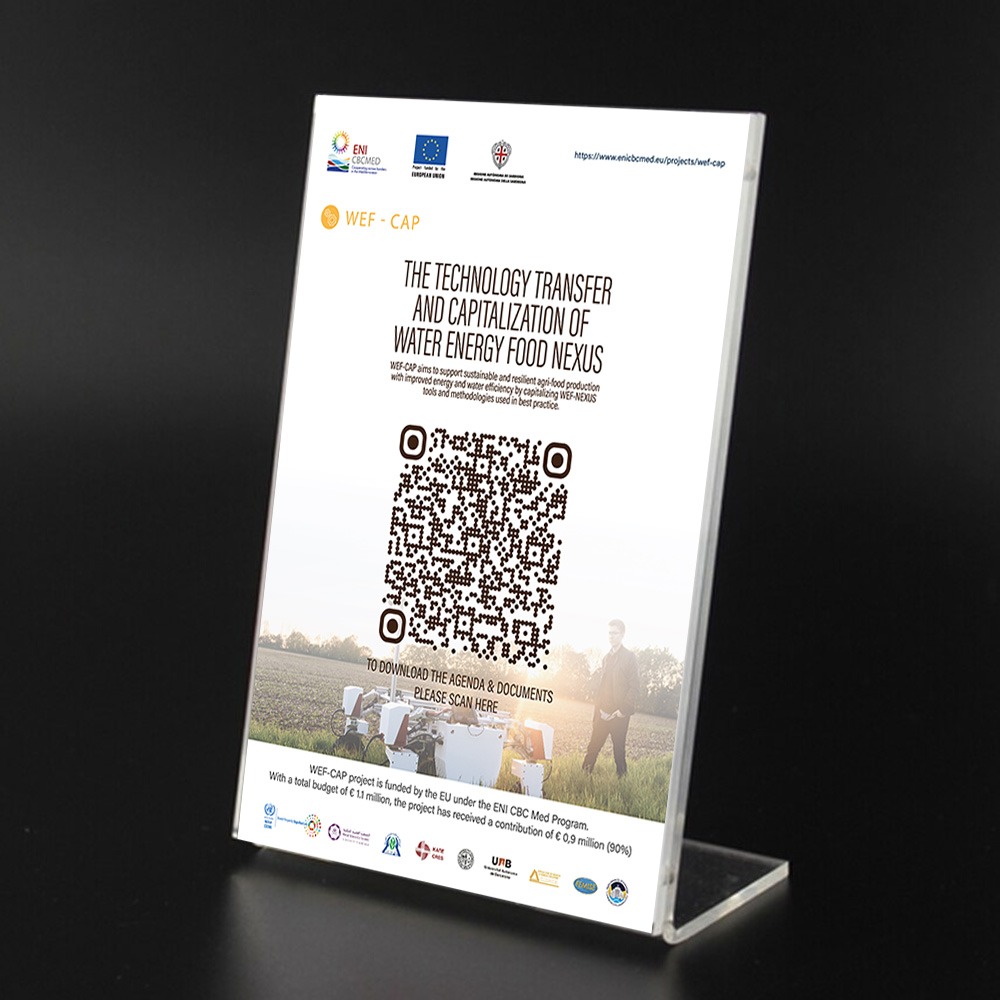 Acrylic Stand A5 for QR Code